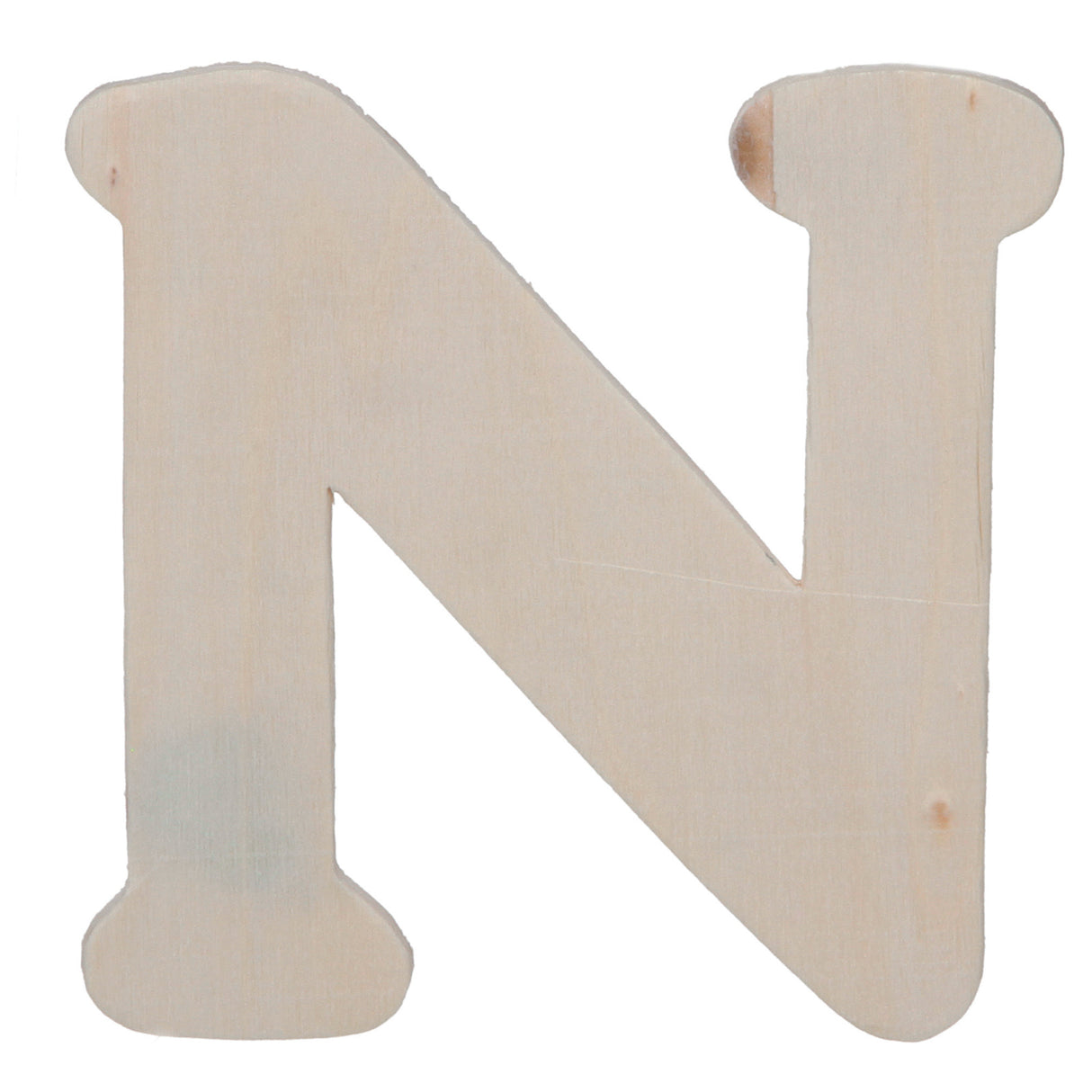 Darice • uitgesneden houten letter n 10,8cmx5mm