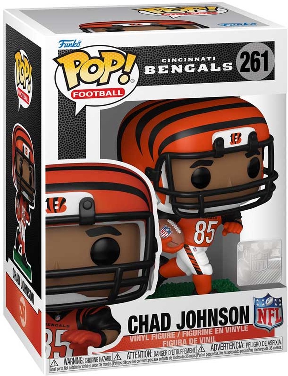 Funko-Legenden Pop! NFL: Chad Johnson (Bengals) für Sports Fanzone