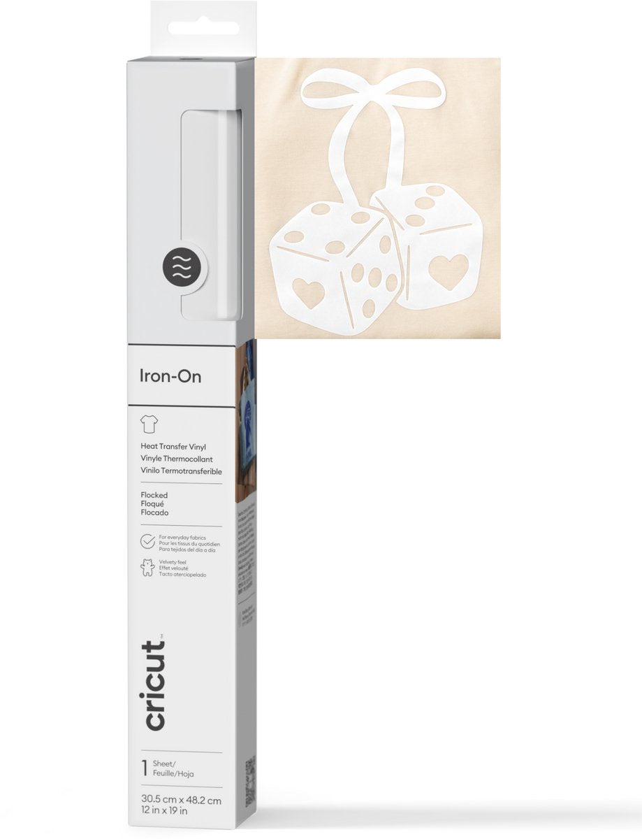 Cricut ™ flock iron-on wit – 30,5 x 48,3 cm