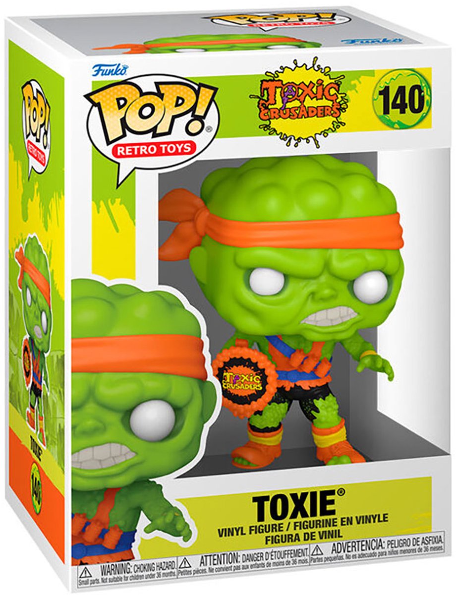Funko Toxic Crusaders Toxische Vinylfigur 140 Pop! mehrfarbiges PVC - Fan-Merch, Film, Horror