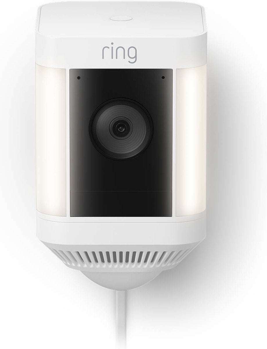 Ring Spotlight Cam Plus – Plug-in – Überwachungskamera – Weiß
