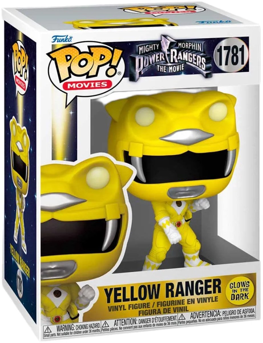 Funko-Pop! Filme: Mighty Morpin Power Rangers Der Film – Yellow Ranger (leuchtet im Dunkeln) Nr. 1781