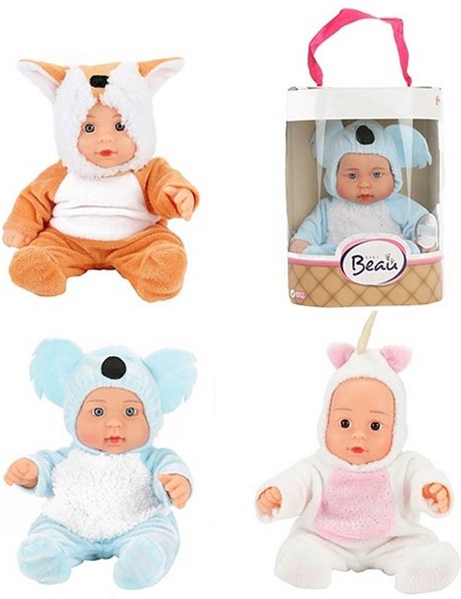 Toi-toys Beau Babypuppe im Tierkostüm - Elefant - ab 24 Monaten