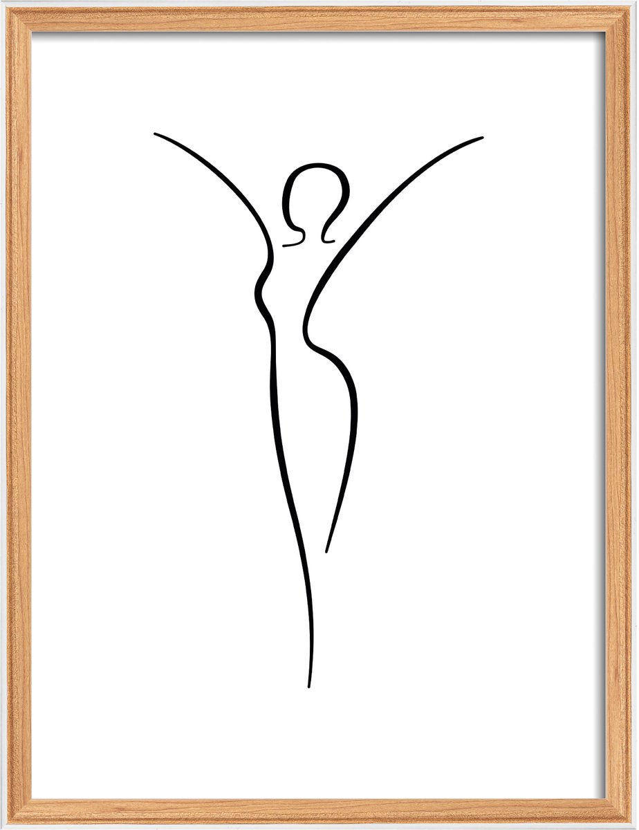 Walther Silhouette - Holzrahmen - Fotogröße 30x40 cm - Buche