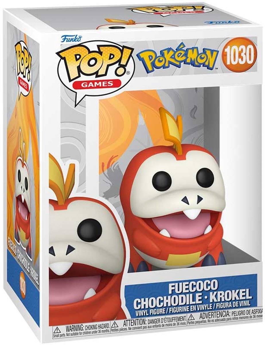 Funko Pokémon Fuecoco – Chochodile – Crokel Vinylfigur 1030 Unisex Pop! - mehrfarbig - Standard