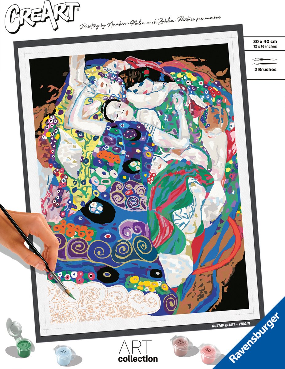 Ravensburger Kreart Gemälde bei Nummer - Virgin Klimt
