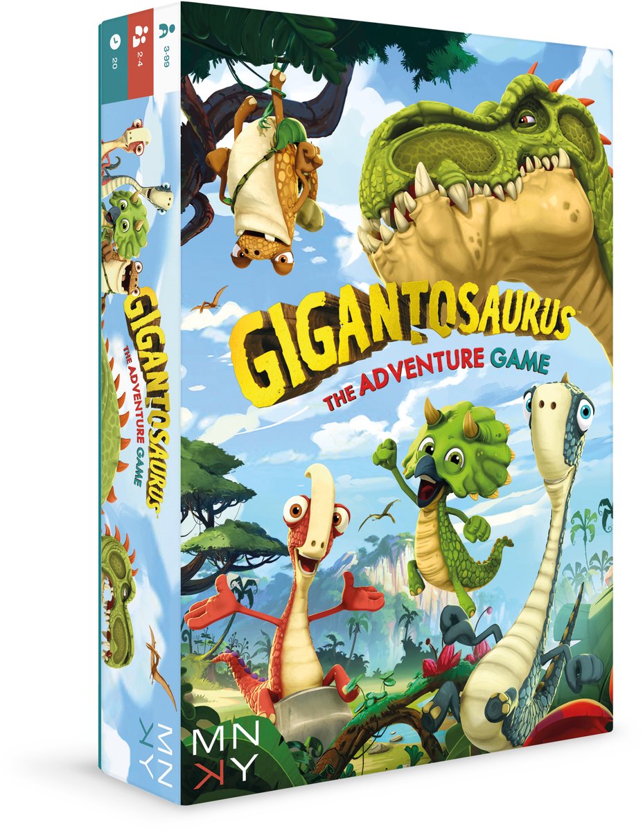 Mnky entertainment gigantosaurus - bordspel