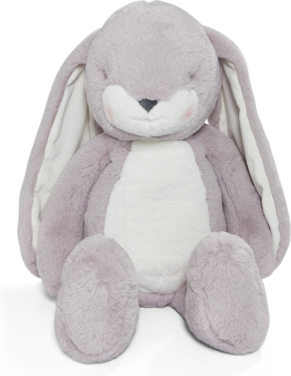 Bunnies by the Bay Floppy Knabberkaninchen – Stofftier – Kuscheltier für Kinder – gestickte Details – Flieder – 52 cm