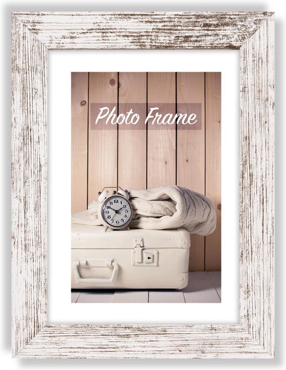 Zep-Fotorahmen V21186 Nelson 6 White Wash 18x24 23x29 cm