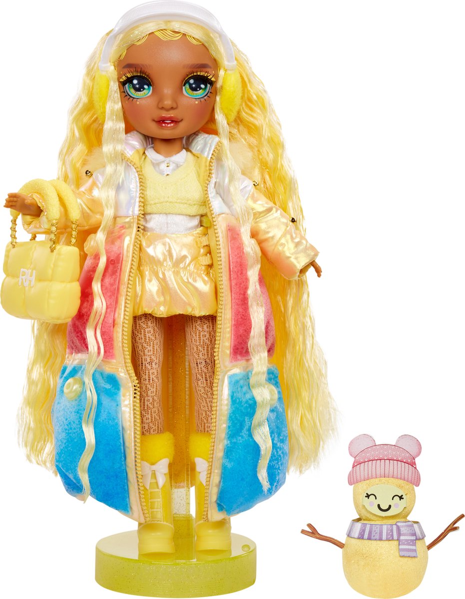 Rainbow High Winter Wonderland Puppe – sonniges Gelb