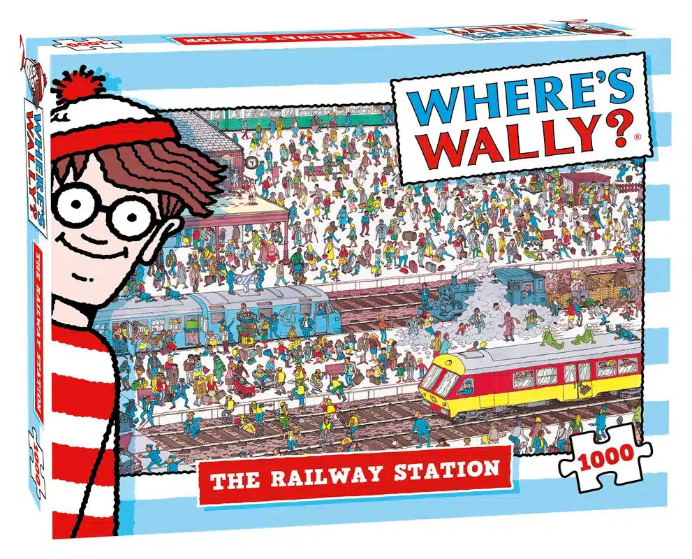Plenty Gifts-Puzzle „Wo ist der Wally-Bahnhof?“ – 1000 Teile