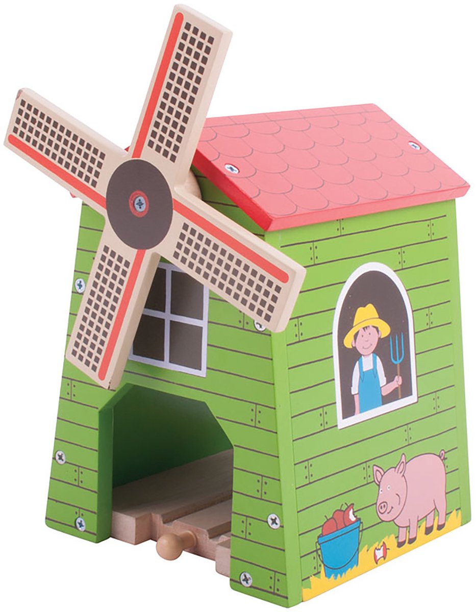 Bigjigs Holzwindmühle