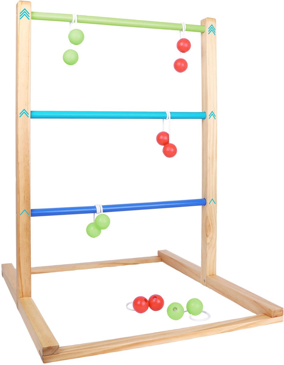 Kleiner Fuß - Holzleiter Golf werfen, 7dlg.
