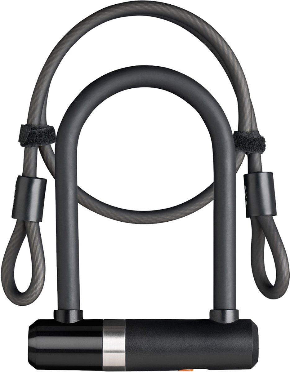 Axa Beigellot Newton Mini mit Schlitzkabel 100 8 - Schwarz