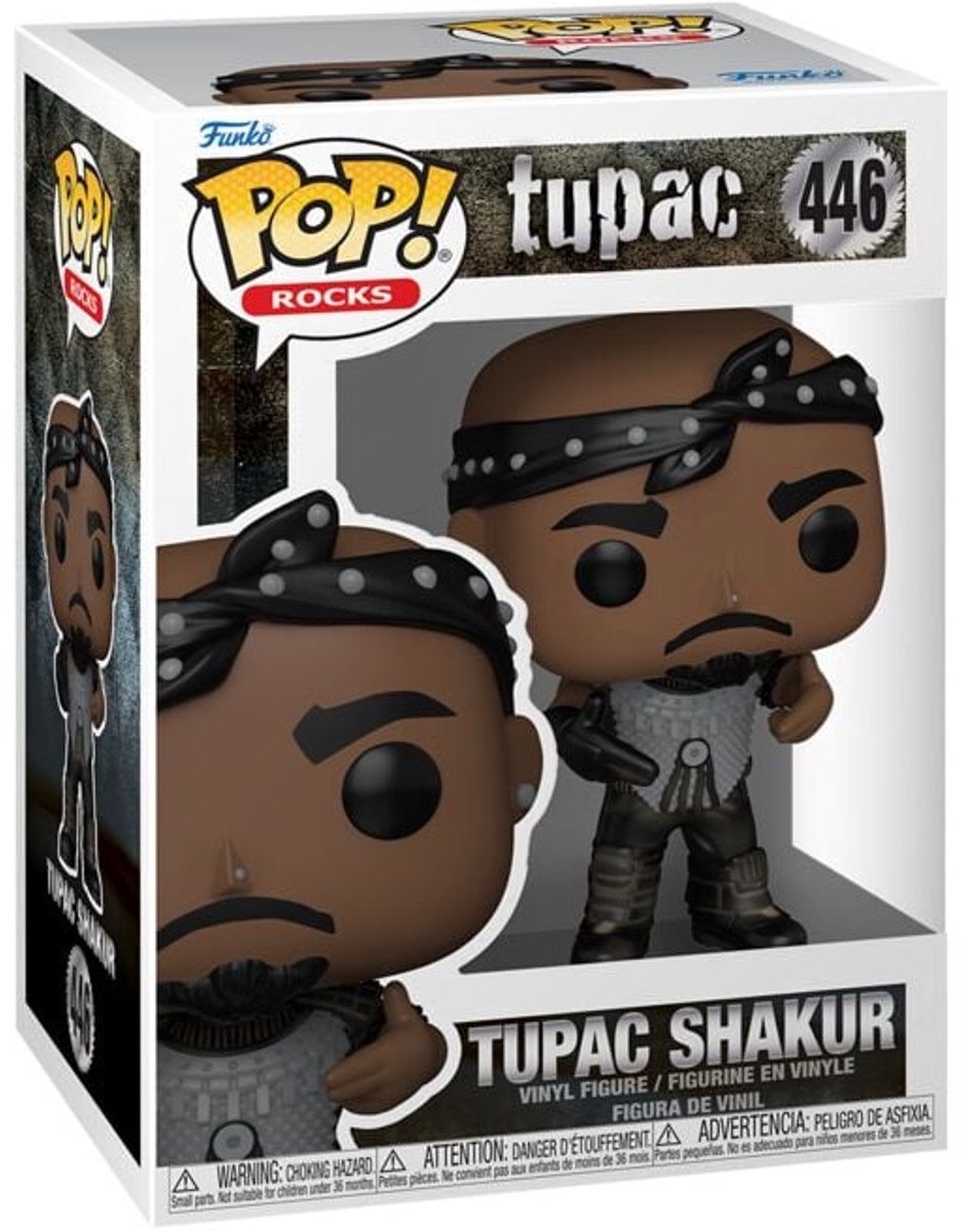 Funko pop rocks: tupac shakur pop #446