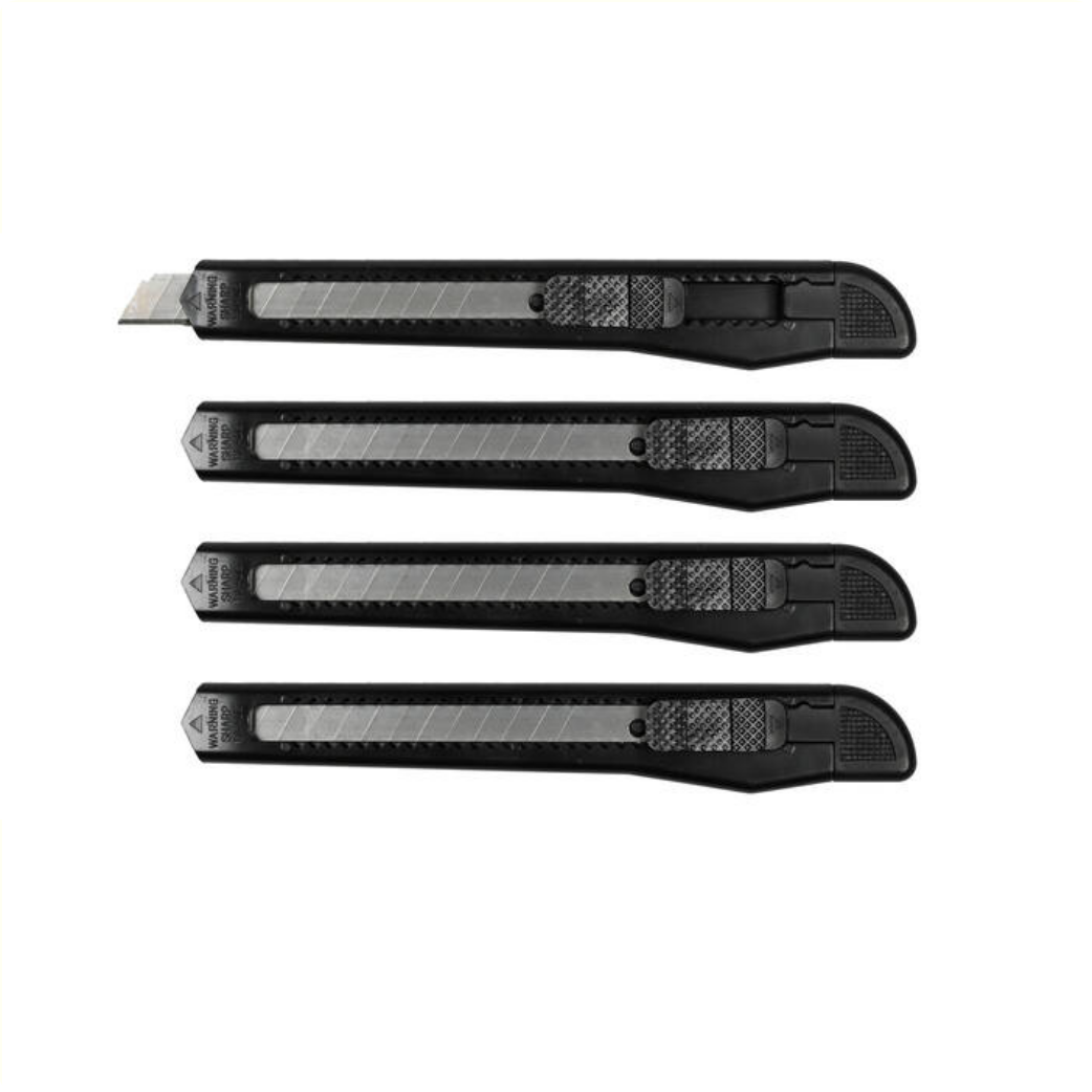 Abbrechmesser-Set 9mm, 4-teilig