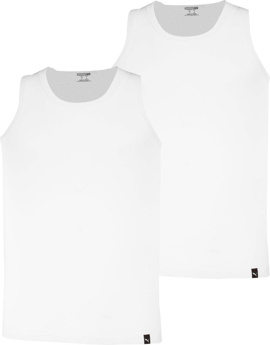 Puma heren everyday hemd - white - xxl - 2 paar