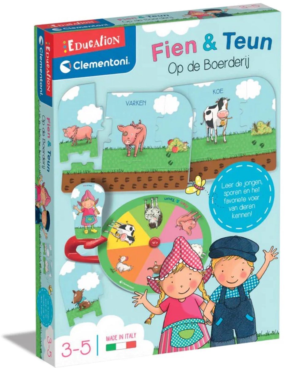 Clementoni Fien Teun Farm Bildungsspiel