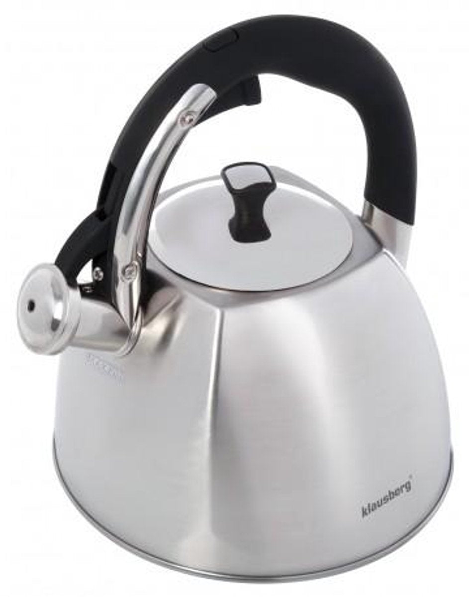 Klausberg kb-7409 Pfeifkessel – 2,2 l – Edelstahl – alle Wärmequellen