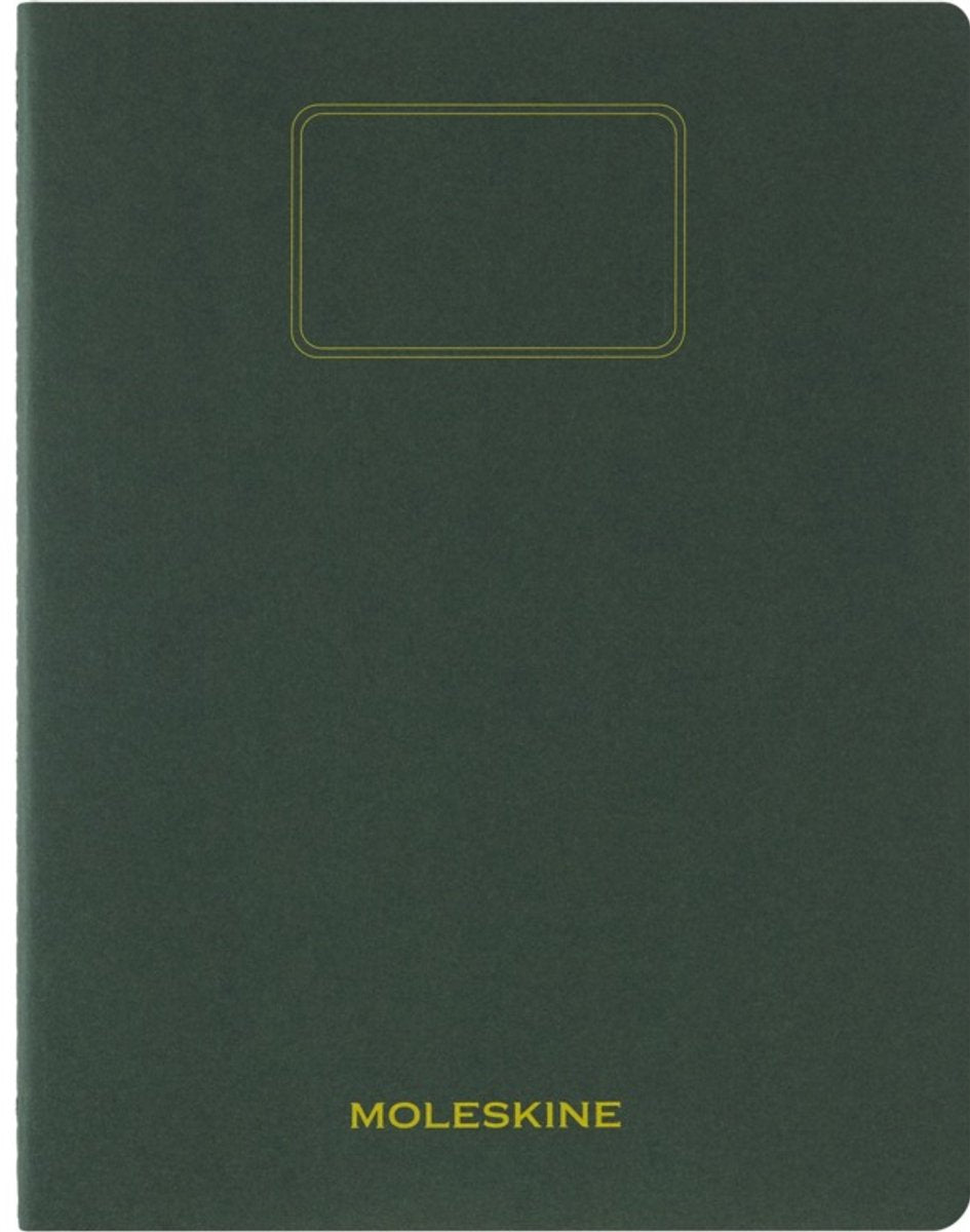 Moleskine-Studentennotizbuch XXL – weiches Kraftpapier – liniert – Myrtengrün