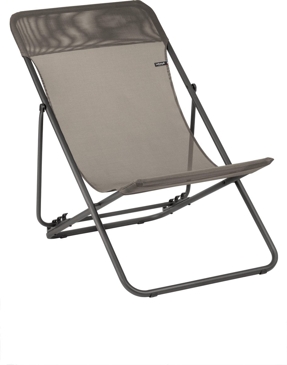 Lafuma Maxi Transat – Strandstuhl – verstellbar – faltbar – Graphit