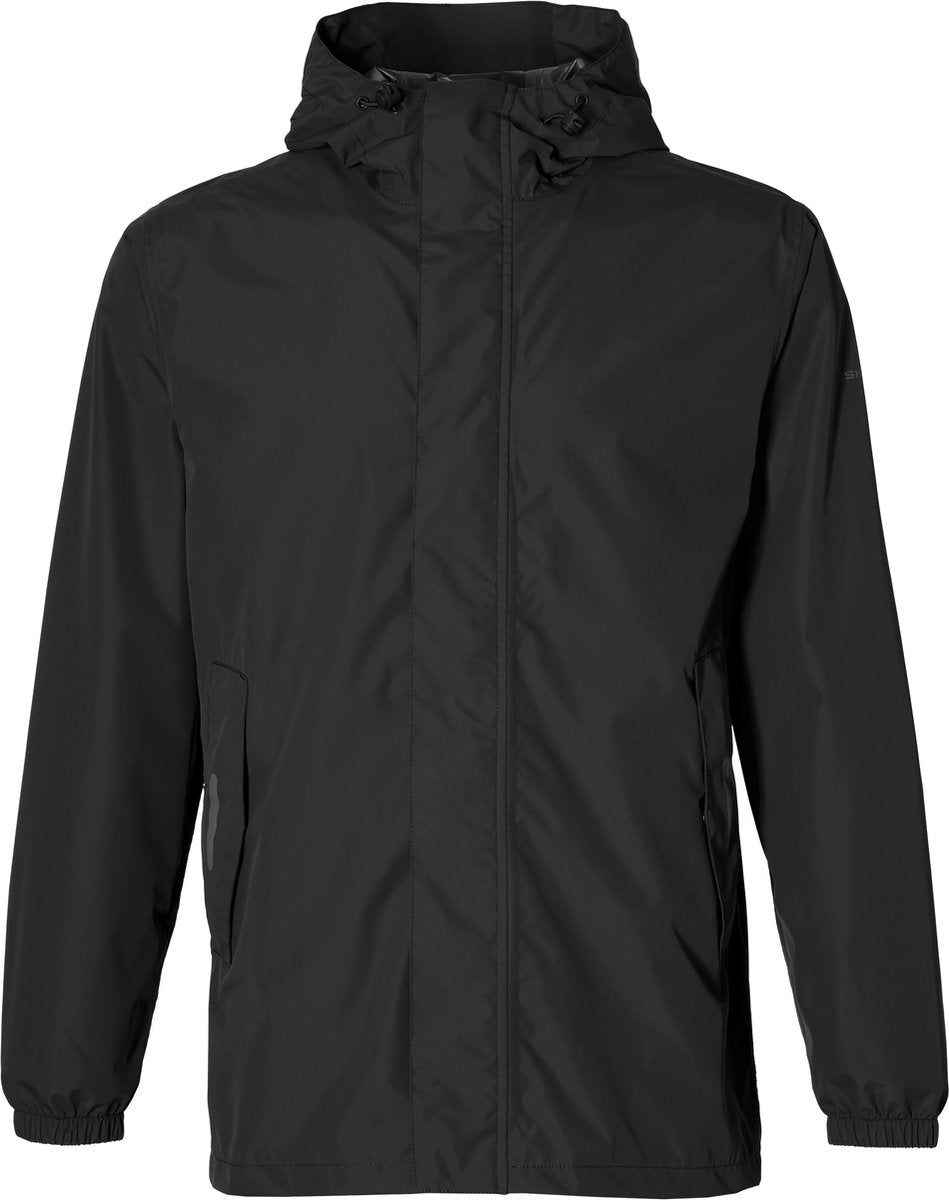 Basil hoga regenjas unisex - zwart - maat xxl