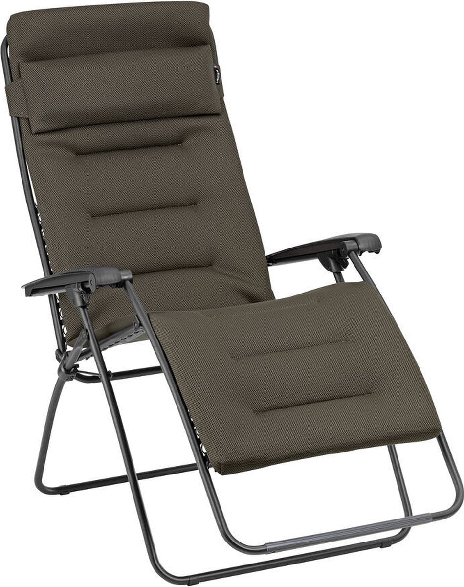 Lafuma RSX XL Clip Aircomfort - Entspannungssessel - verstellbar - klappbar - Schwerelosigkeit - Taupe