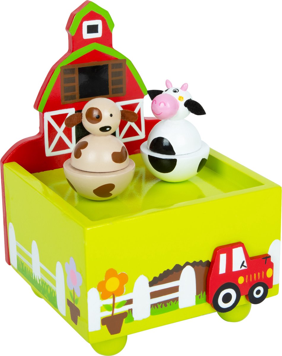 Small Foot - Spieluhr Bauernhof aus Holz