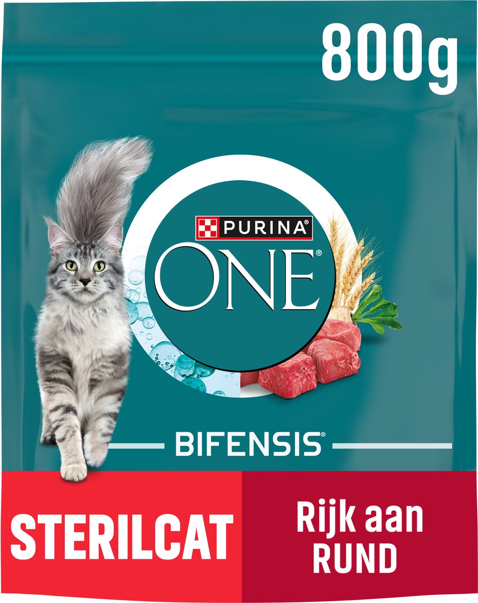 Purina One Sterilcat – Katzenfutter – Rindweizen – 4 x 800 g