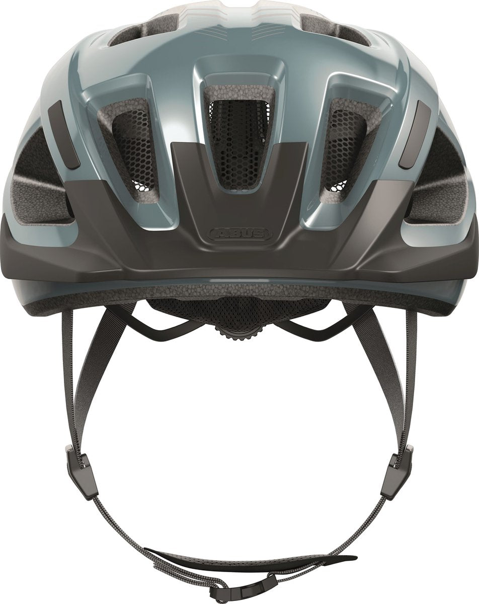 Abus Fahrradhelm Aduro 3.0 LED Glacier Blue S - 51-55 cm - Blau - Geeignet für den Einsatz an Elektrofahrrädern - Cityfahrrädern - 295 g