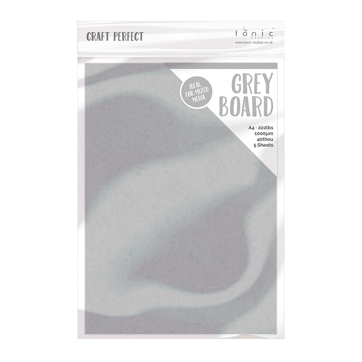 Craft Perfect von Tonic Studios Craft Perfect • Graupappe A4 5 Stück