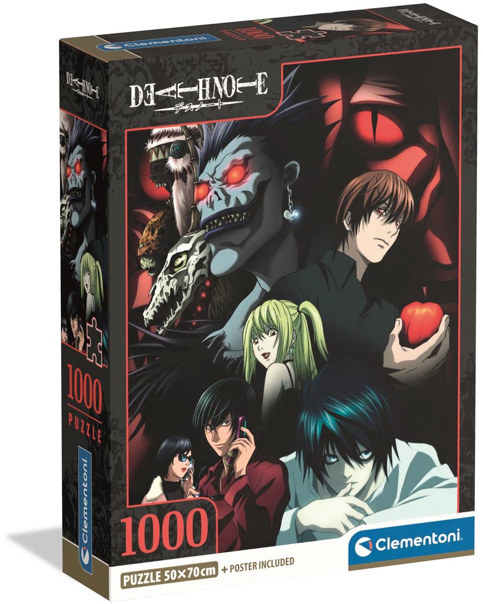 Clementoni - Puzzle - 1000 Teile - Death Note - Anime