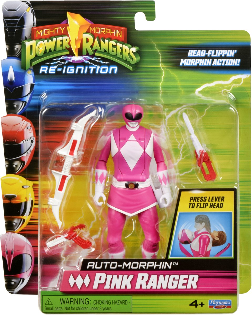 Boti Power Rangers Auto Morphin Pink Ranger
