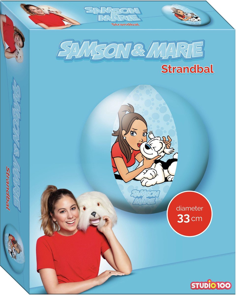 Samson Marie Studio 100 Strandball Junior 33 cm Vinyl blau