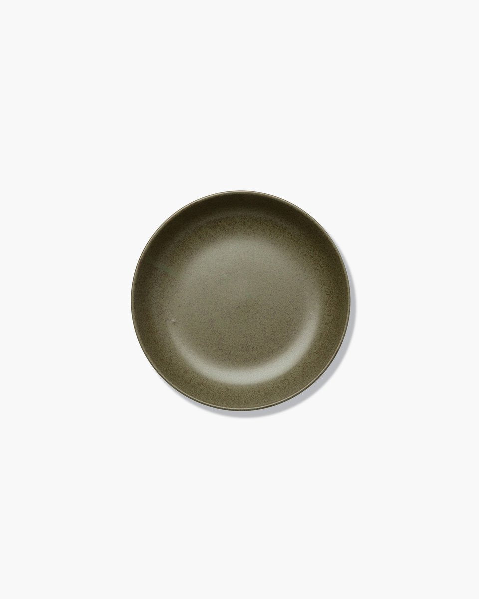 Serax - Sergio Herman Surface - tiefer Teller M - Camo Green - 19 ø - 4 Stück