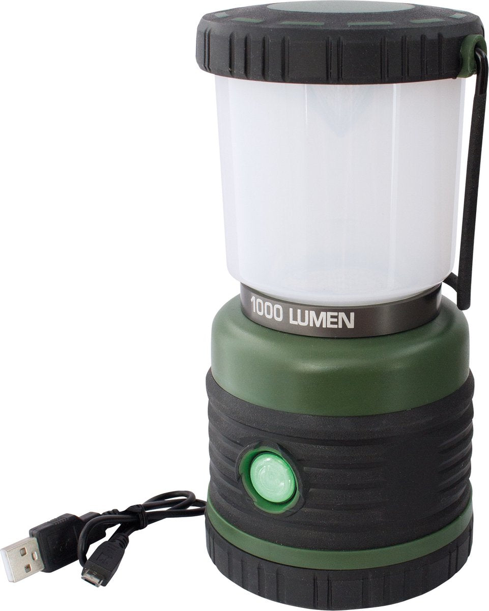 Eurotrail campinglamp léon 1000l - black forest green