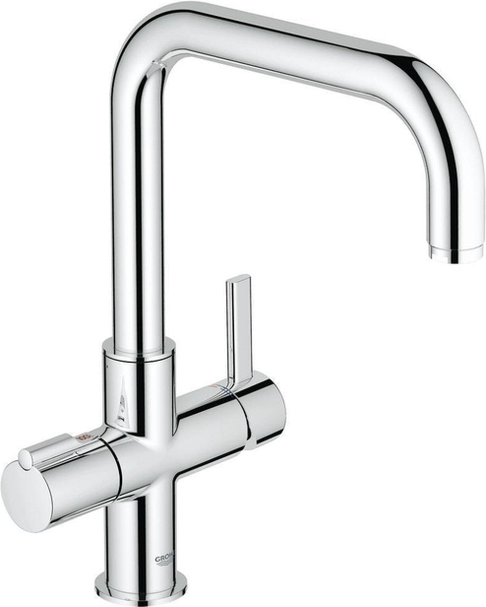 Grohe rot - Küchenarmatur Duo, Chrom 30097000