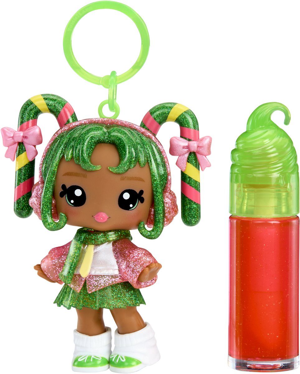 Yummiland Puppe – Halle Zuckerstange mit Lipgloss-Set