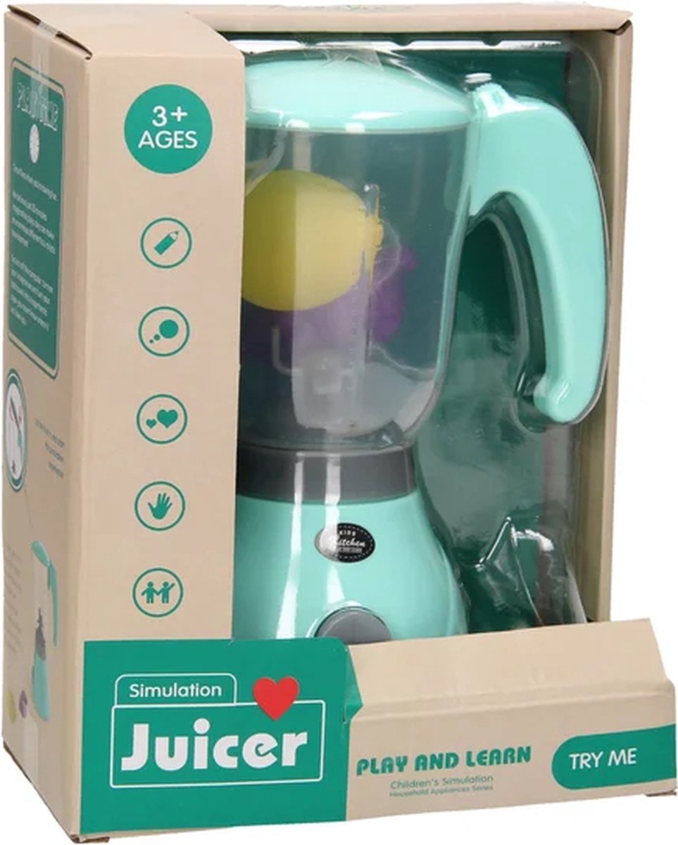 Spielzeugmixer mit Obst