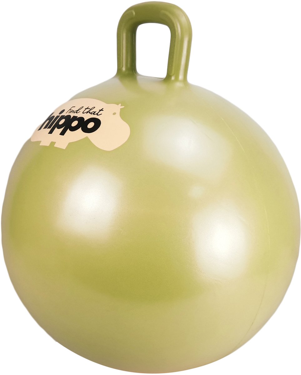 Find that Hippo-Hüpfball – Gold – ø45 cm – inklusive Pumpe – Motorik und Gleichgewicht – 2+