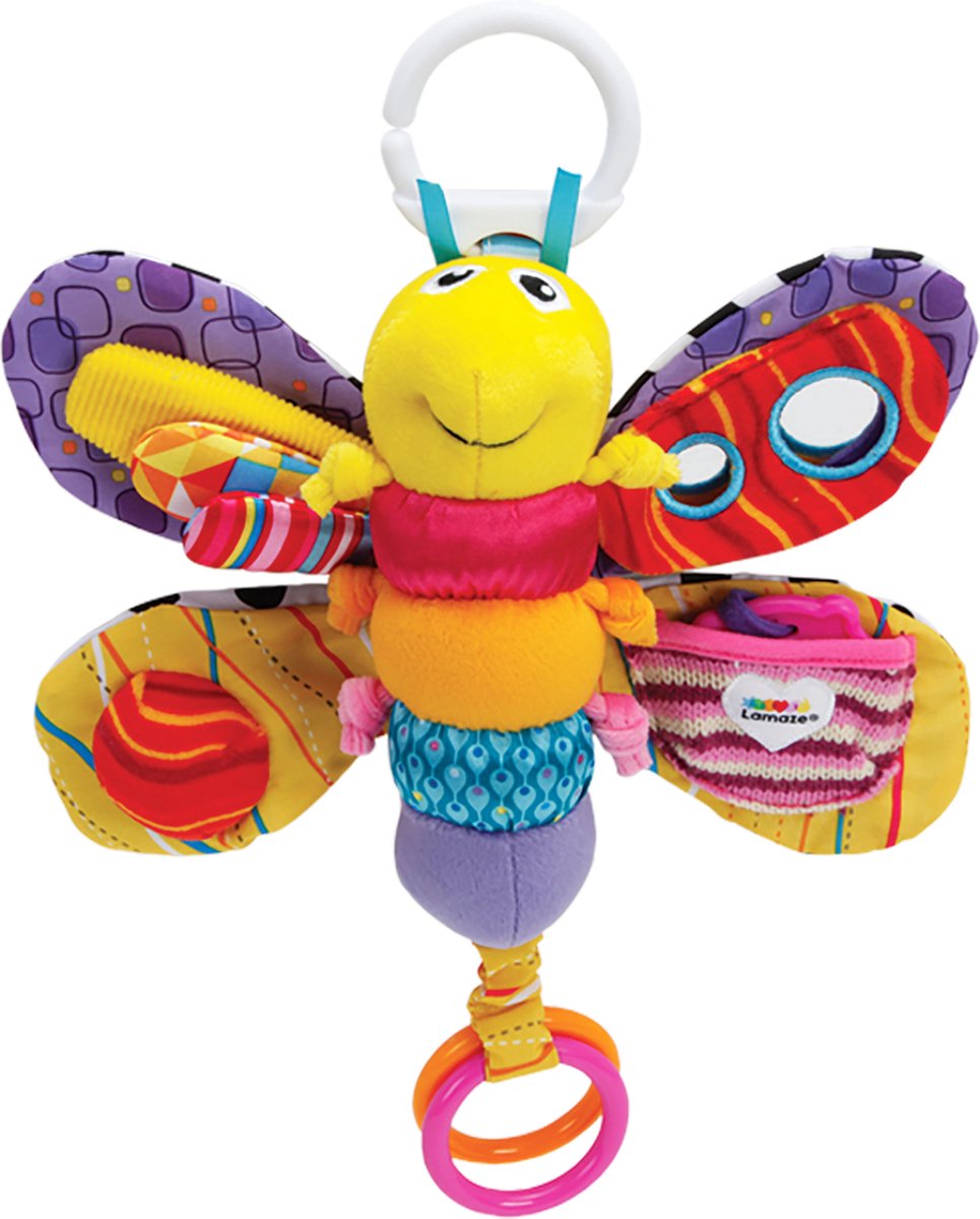 Lamaze Fifi das Glühwürmchen – Greif- und Beißspielzeug – Babyspielzeug – Kuscheltier – Spielen und Entdecken