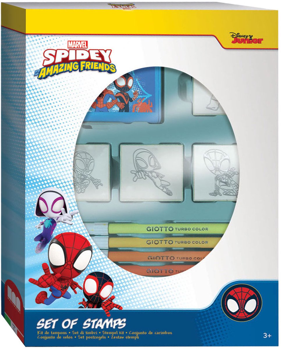 Multiprint Spidey Stamp Set mit 4 Briefmarken