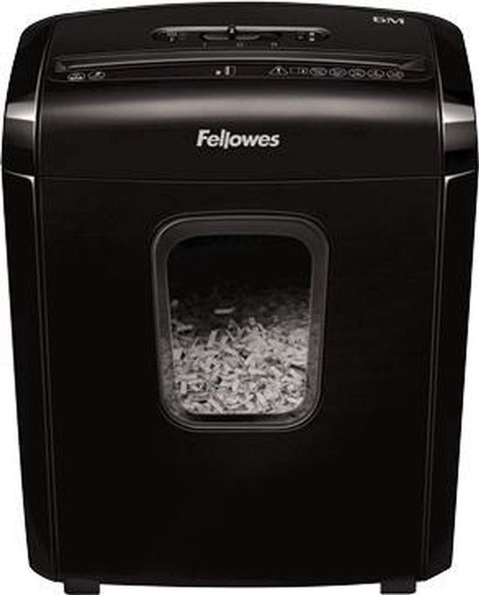 Fellowes 6m – Aktenvernichter – P4 Mini-Schnitt – 6 Blatt