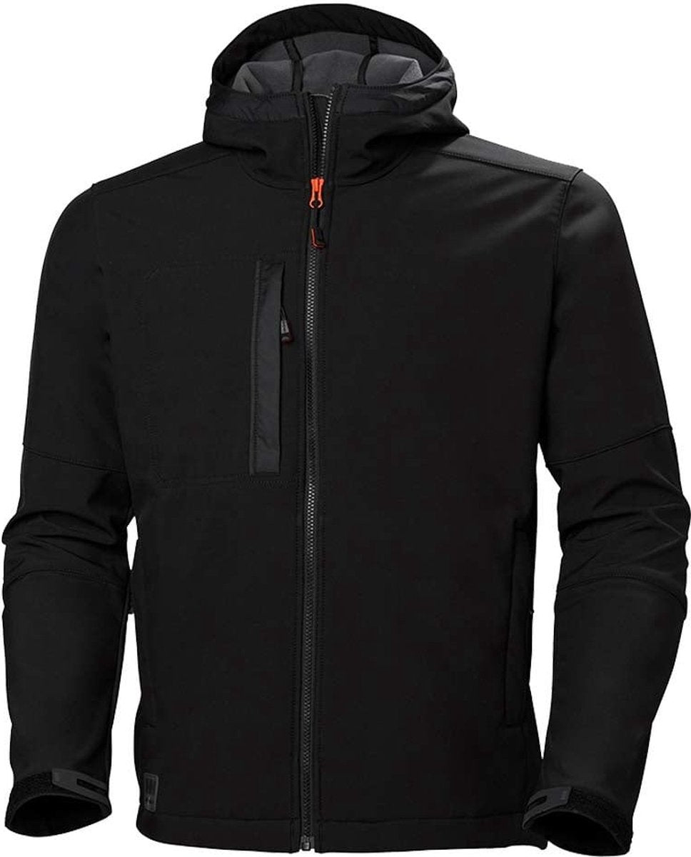 Helly Hansen Kensington Softshell mit Kapuze 74230 – Herren – Schwarz – L