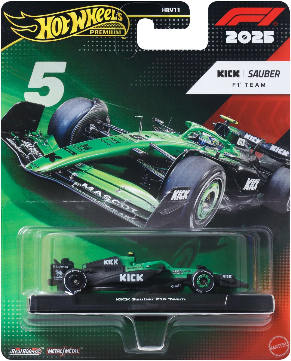 Hot Wheels Premium Formel 1 Sauber Team – Gabriel Bortoleto