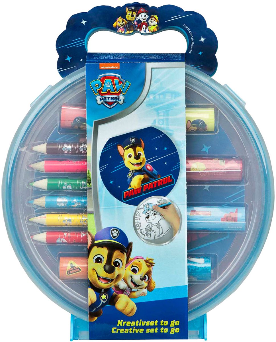 Undercover Paw Patrol kreatives Bastelset in Tragetasche für Kinder.