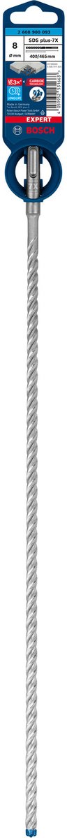 Bosch Zubehör Expert SDS Plus-7x Bohrhammer 8 x 400 x 465 mm – 1 Stück – 2608900093