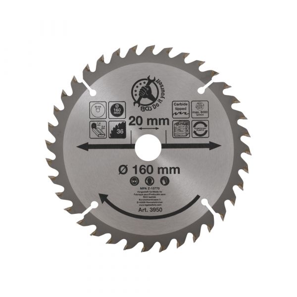 Sah Blade 160 mm., 36 Zähne