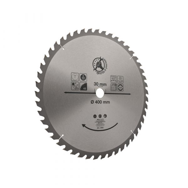 Säge Blade 400 mm., 48 Zähne