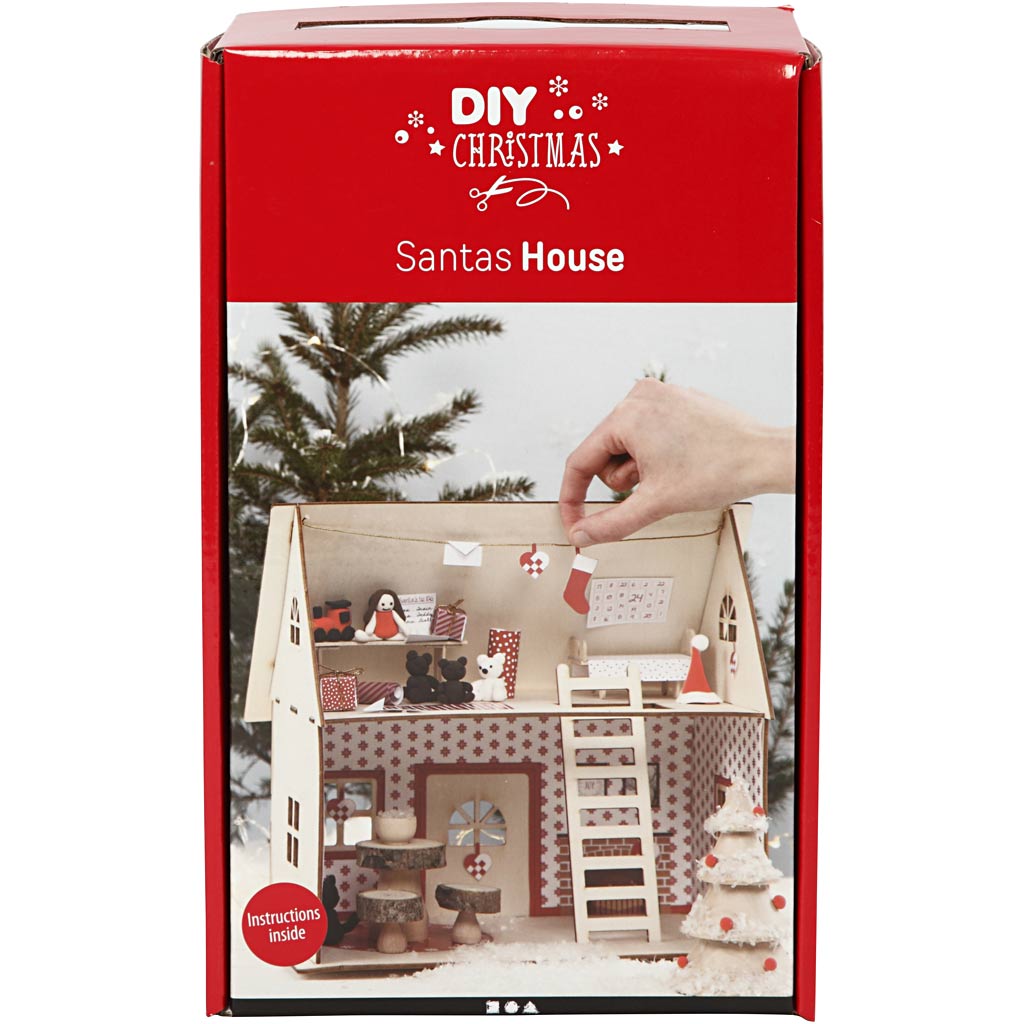 Kreatives Firmenhobby stellt das Haus des Weihnachtsmanns ein
